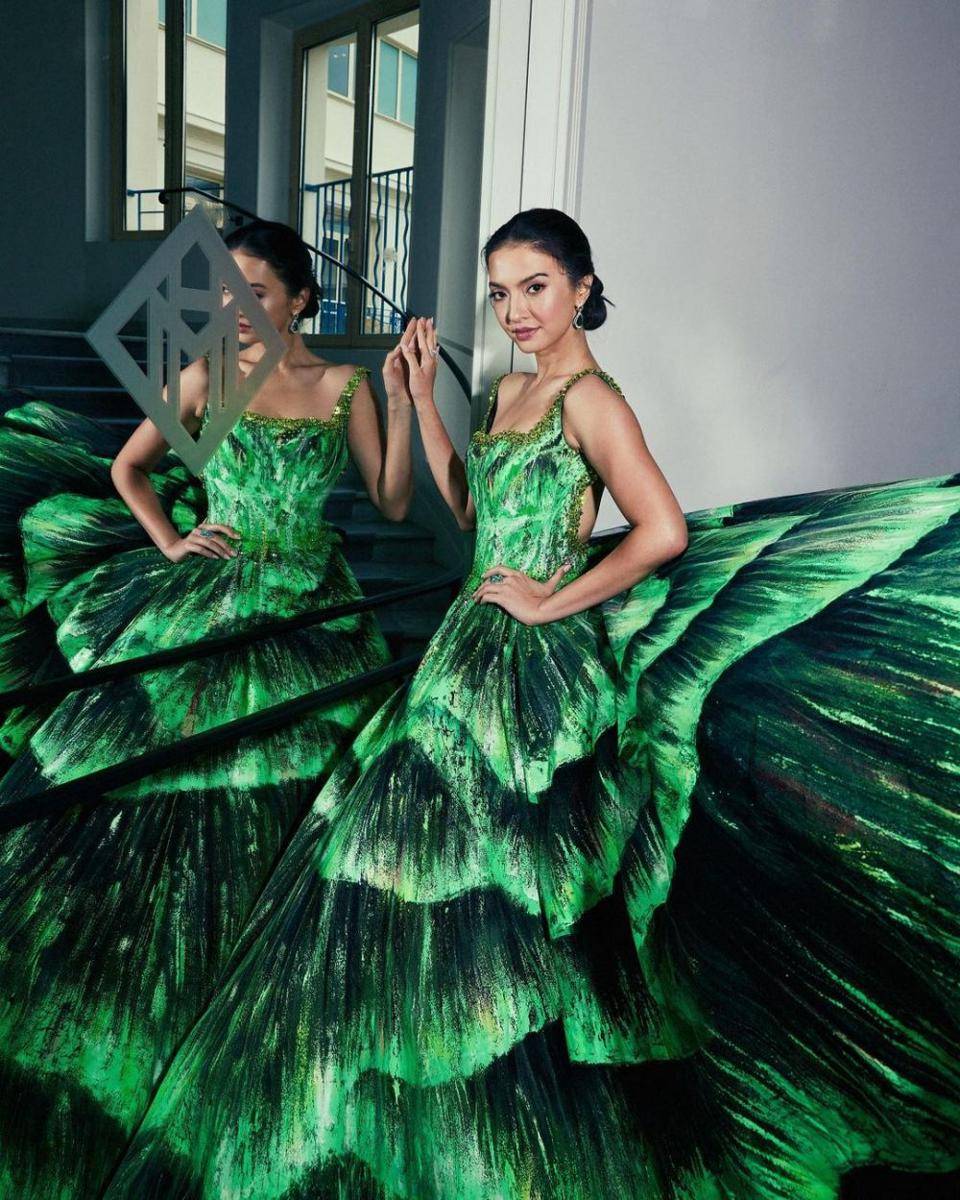 Raline Shah di red carpet Cannes Film Festival 2022. (instagram.com/ralineshah)