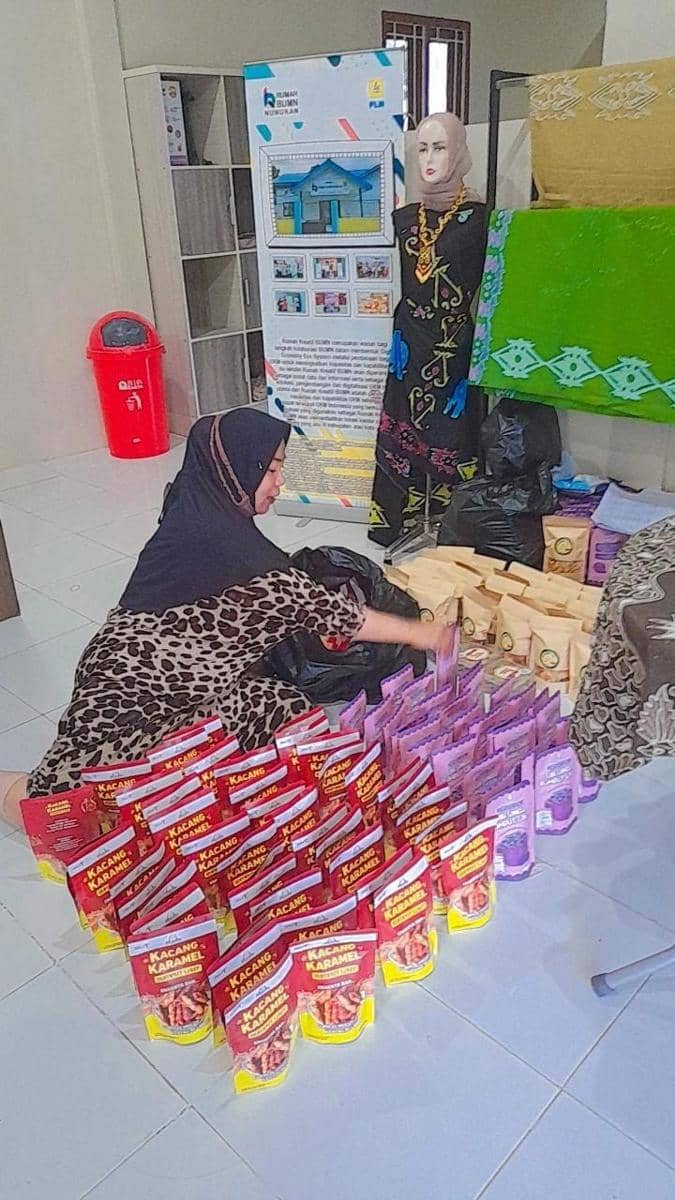 Pelaku UMKM Rumah BUMN Nunukan Kaltara. Foto PLN