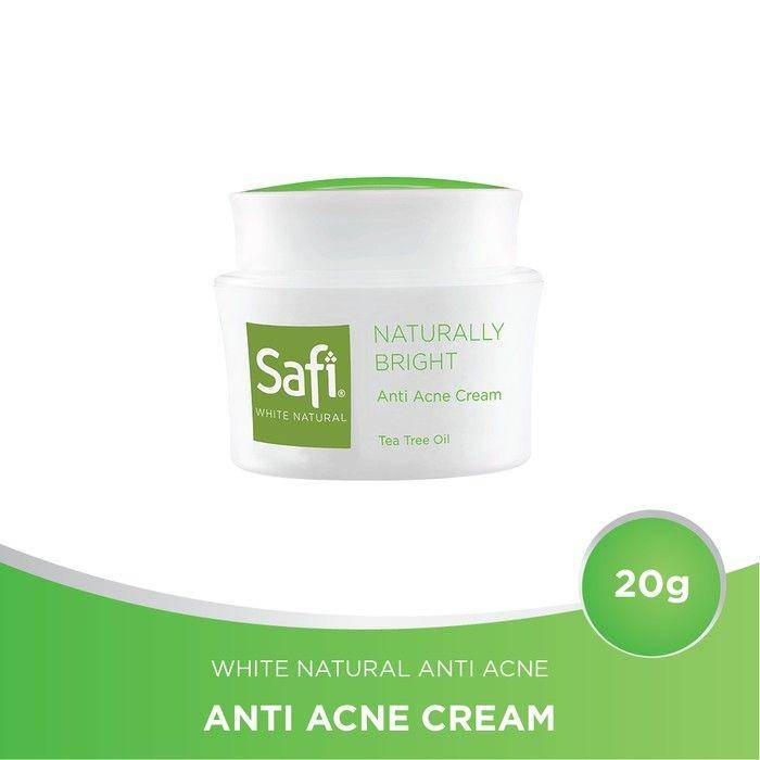 Safi White Natural Anti Acne Cream Tea Tree Oil (shopee.co.id)