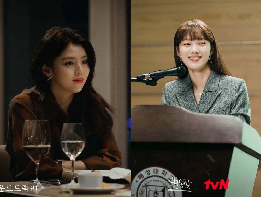Han So Hee di drama Soundtrack #1 (instagram.com/disneypluskr) | Lee Sung Kyung di drama Shooting Stars (instagram.com/tvn_drama)