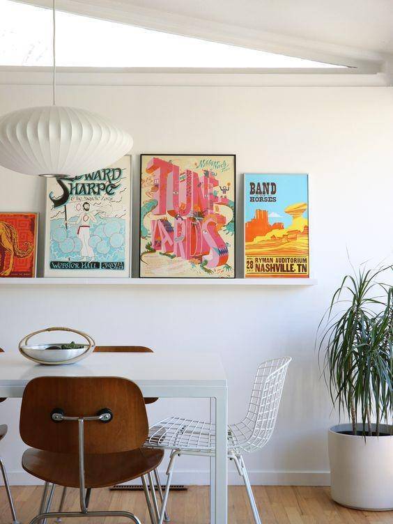 tips memajang poster di rumah (simplyframed.com)