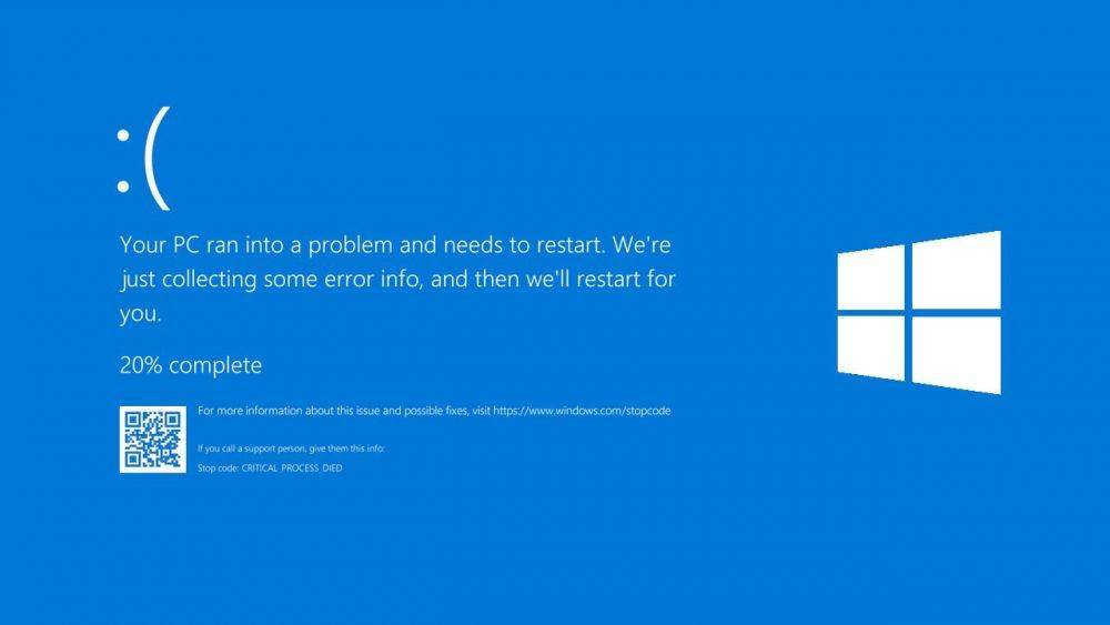 ilustrasi mengalami bluescreen (twitchland.tv)
