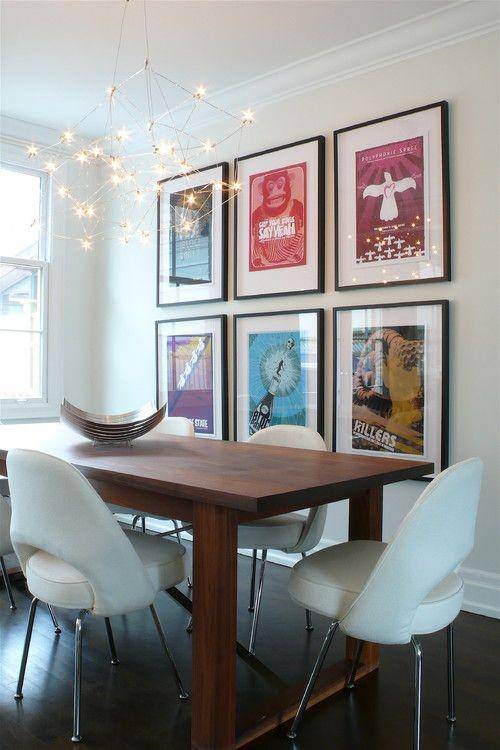 tips memajang poster di rumah (houzz.com)