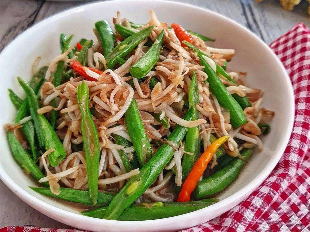 Oseng taoge buncis (instagram.com/yscooking)