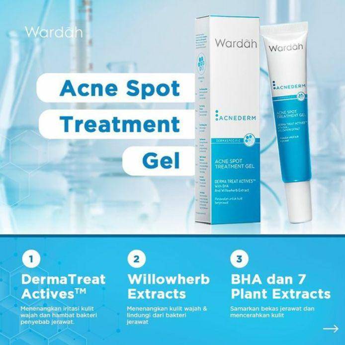 Wardah Acnederm Acne Spot Treatment Gel (instagram.com/wardahbeauty)
