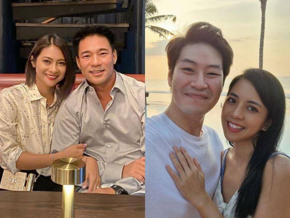 kolase foto artis dan pasangan berdarah Korea (instagram.com/riniyulianti | instagram.com/yeslinwang)