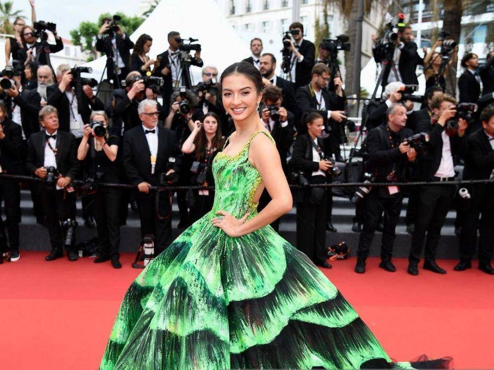 Raline Shah di red carpet Cannes Film Festival 2022. (instagram.com/ralineshah)