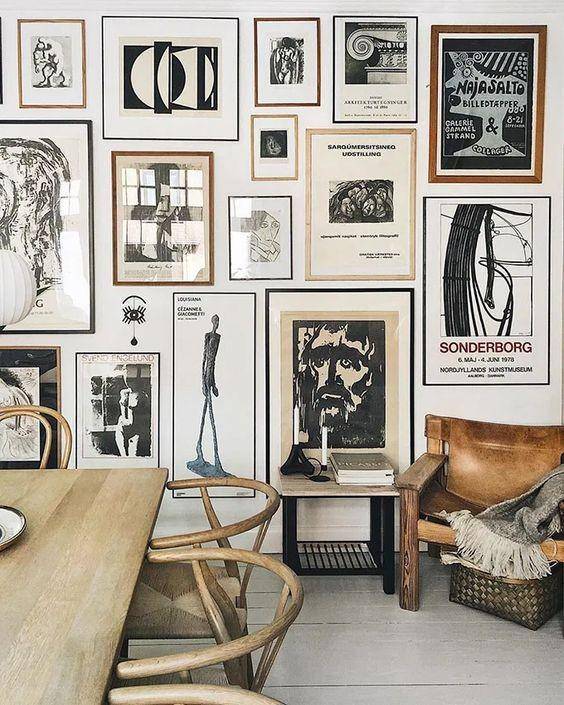 tips memajang poster di rumah (poshpennies.com)
