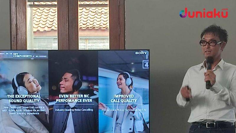 Peluncuran WH-1000X M5 dan LinkBuds S. Dimas Ramadhan