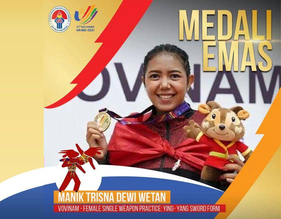 I Gusti Ayu Manik Trisna Dewi Wetan. (instagram.com/kemenpora)