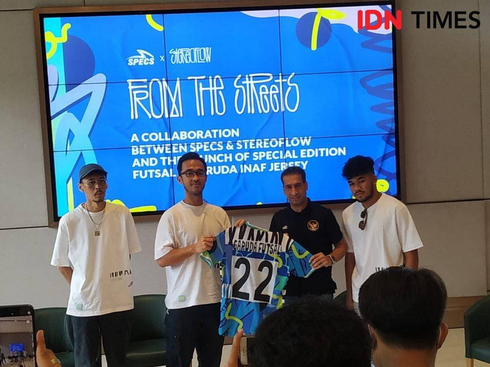 Peluncuran produk baru Specs, bekerja sama dengan Streetflow. (IDN Times/Sandy Firdaus)