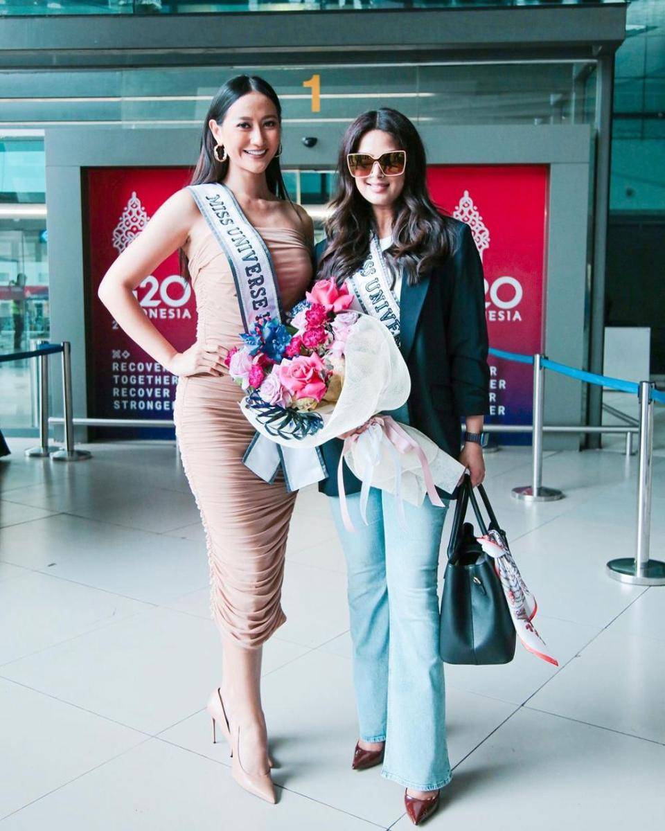 Harnaaz Sandhu, Miss Universe 2021, tiba di Indonesia (instagram.com/officialputeriindonesia)