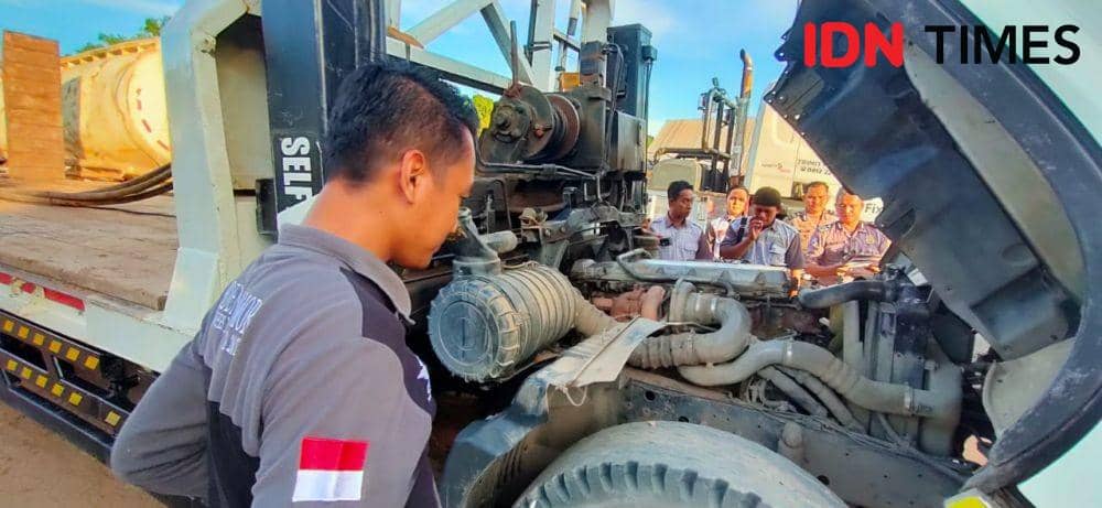 Ramp Check Transportasi Umum di Kalimantan Timur. (IDN Times/Hilmansyah)