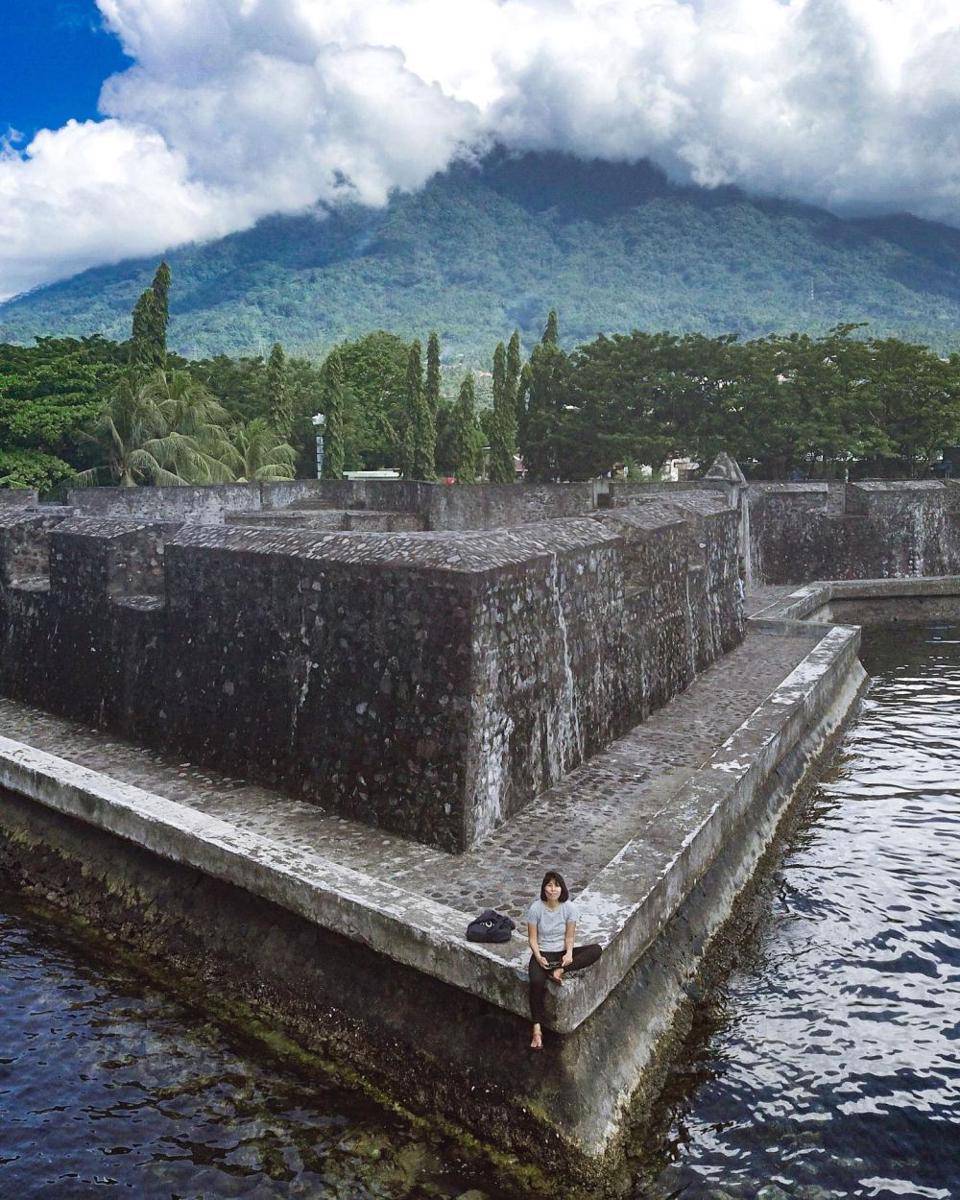 bagian ujung Benteng Kalamata (instagaram.com/tarinaminusta)