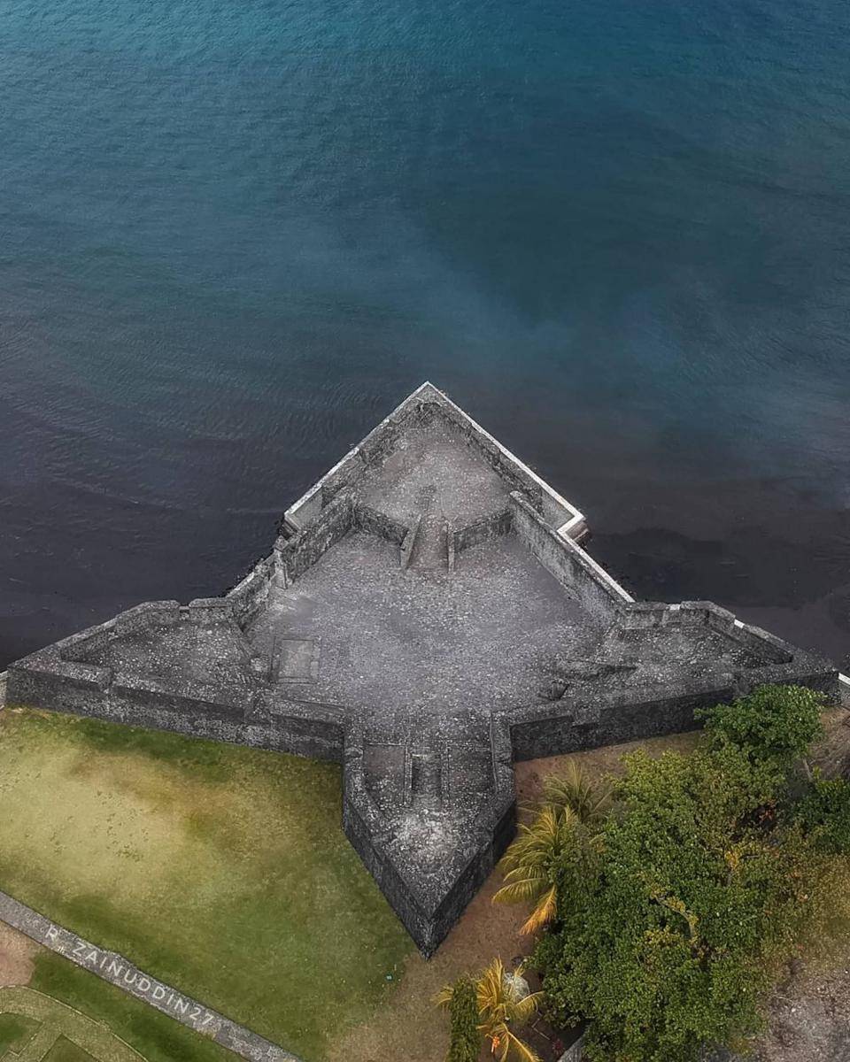 Benteng Kalamata di Maluku Utara (instagram.com/r_zainuddin27)