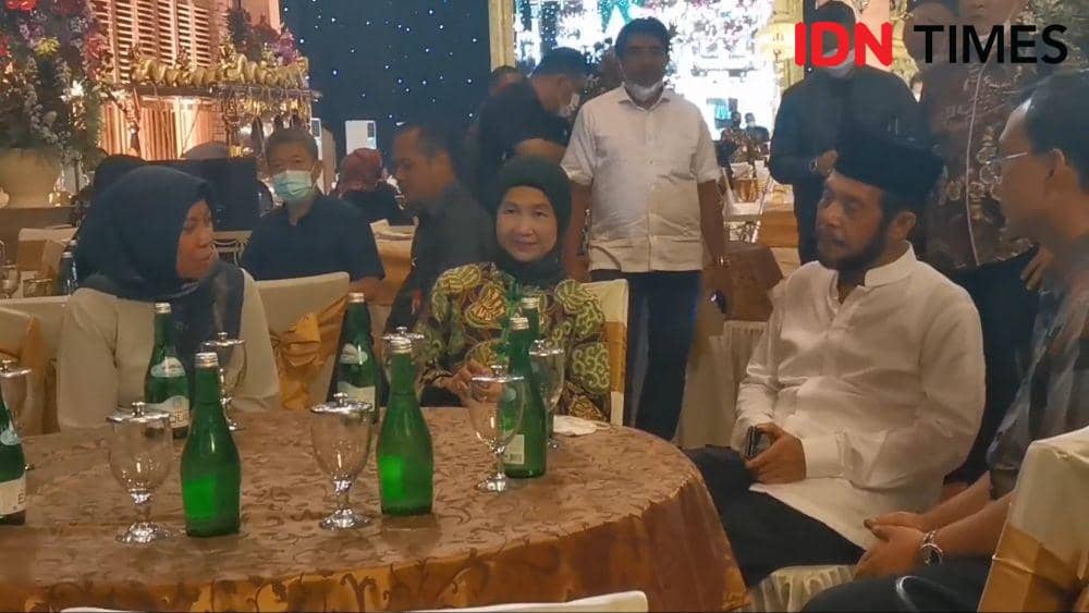 Idayati & Anwar Usman menghadiri gladi bersih jelang pernikahan. (IDN Times/Larasati Rey)