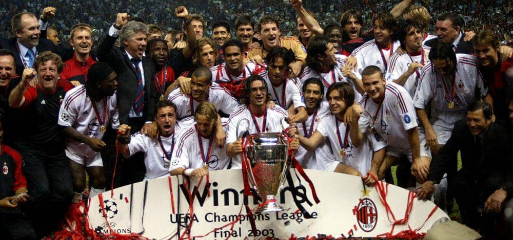 AC Milan menjadi juara Liga Champions 2003. (acmilan.com)