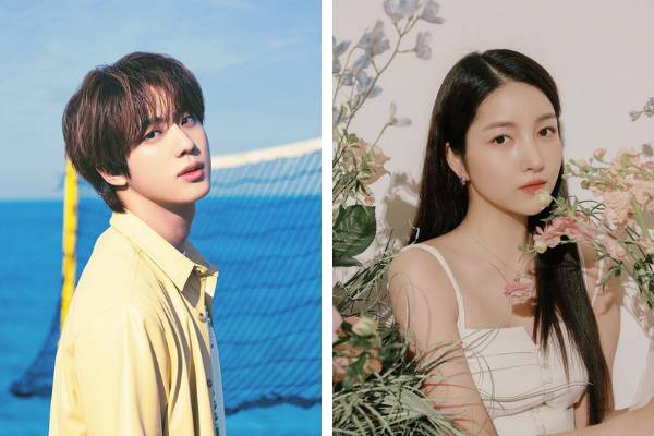 Jin BTS ( instagram.com/bts.bighitofficial/) | Sowon ( instagram.com/onedayxne/ )