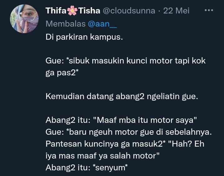 cerita lucu netizen (twitter.com/cloudsunna)