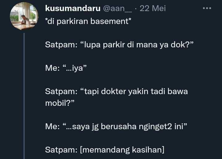 cerita lucu netizen (twitter.com/aan__)