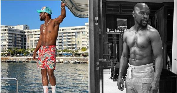 10 Potret Shirtless Floyd Mayweather yang Pamer Six Pack, Body Goals!