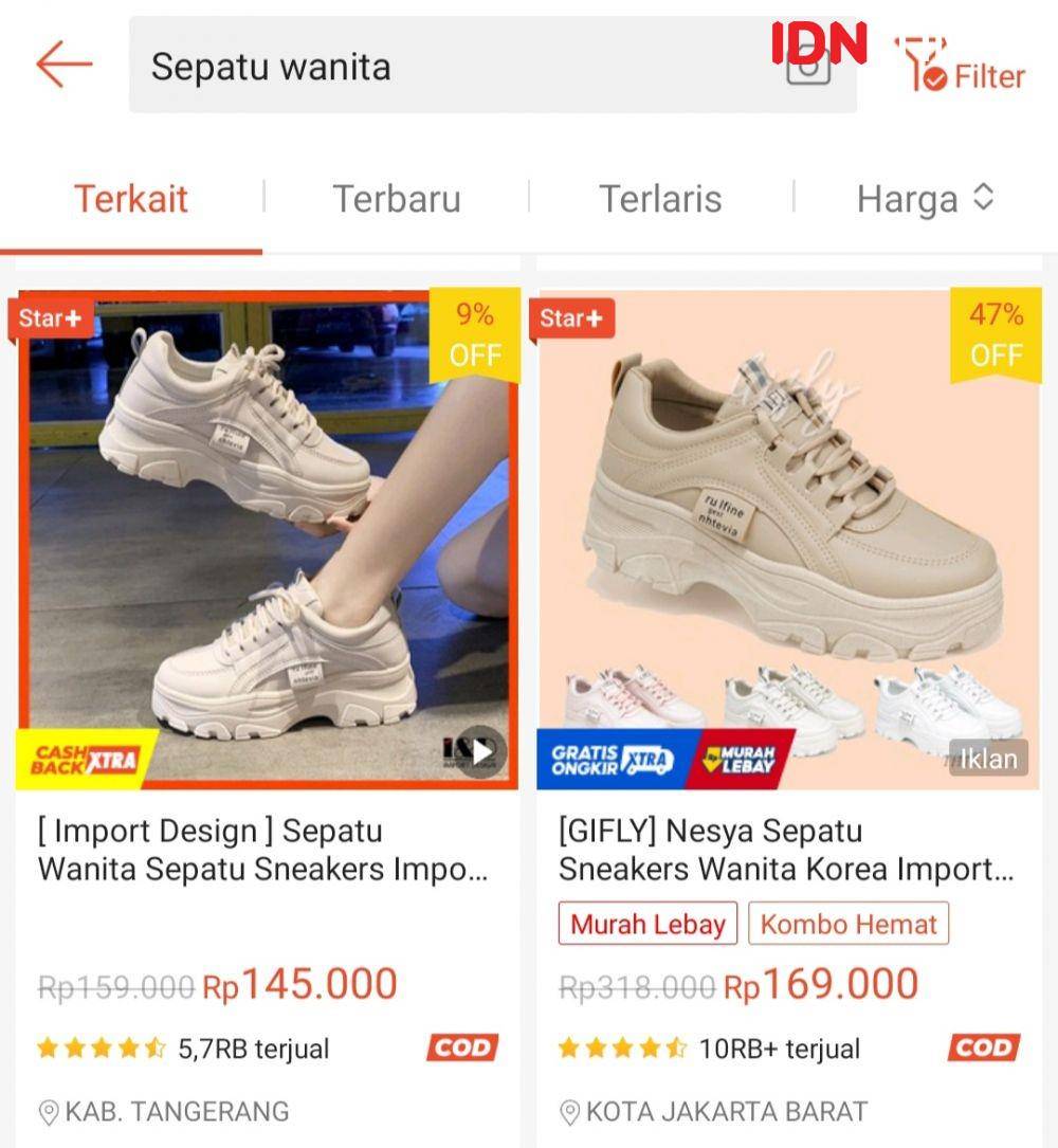 Tangkapan Layar Shopee (IDN Times/Kamila Sayara Avicena)