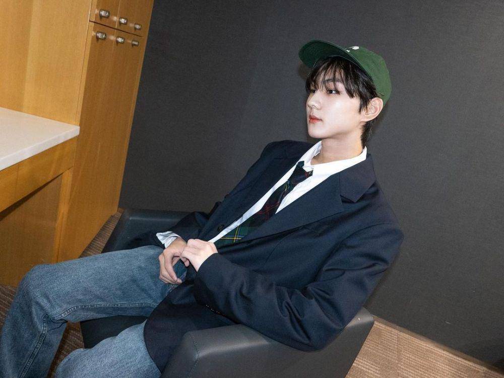 ide outfit suit ala Jungwon ENHYPEN (Instagram.com/jungwon.enhypen)