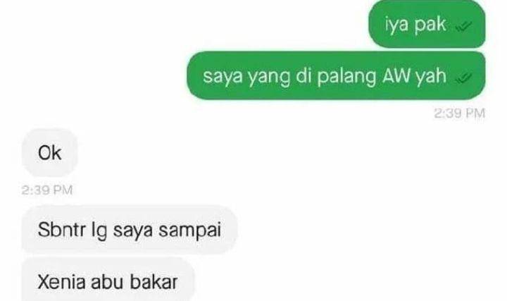 chat kocak ojek online typo (instagram.com/shaaaaarsh)