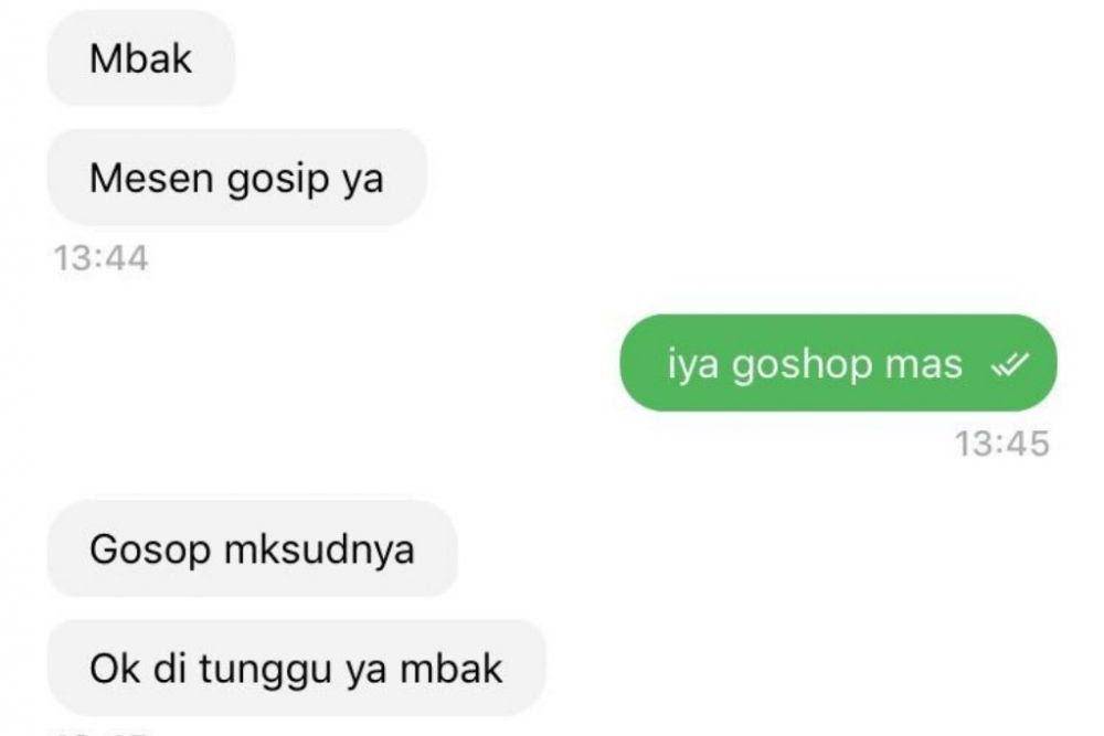 chat kocak ojek online typo (twitter.com/freceh)