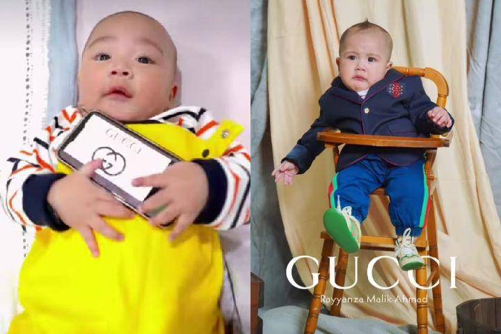 Gucci Model Challenge Rayyanza Malik Ahmad (instagram.com/raffinagita1717)