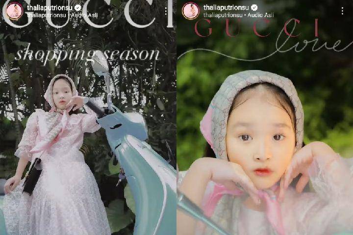 Gucci Model Challenge Thalia Putri Onsu (instagram.com/thaliaputrionsu)
