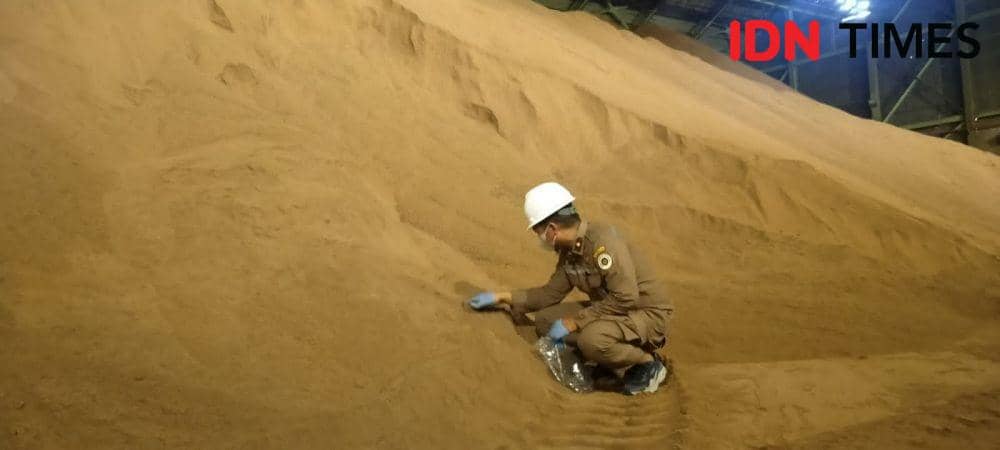 KRN Ekspor Kernel ke Korea Selatan Senilai Rp22 Miliar. (IDN Times/Hilmansyah)