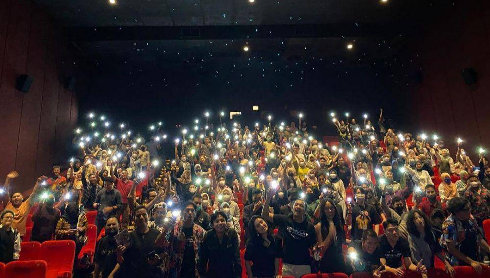 potret keseruan nonton bareng film Srimulat (instagram.com/filmsrimulat)