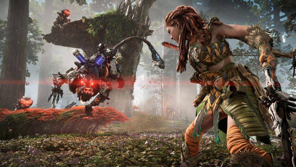 Menghadapi musuh di game Horizon Forbidden West butuh strategi yang berbeda-beda. (dok. Guerrilla Games/Horizon Forbidden West)