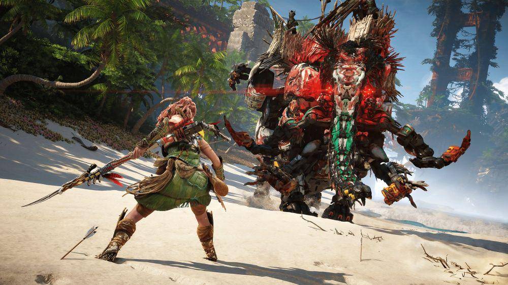 Menghadapi mesin raksasa dalam Horizon Forbidden West? Siapa takut! (dok. Guerrilla Games/Horizon Forbidden West)
