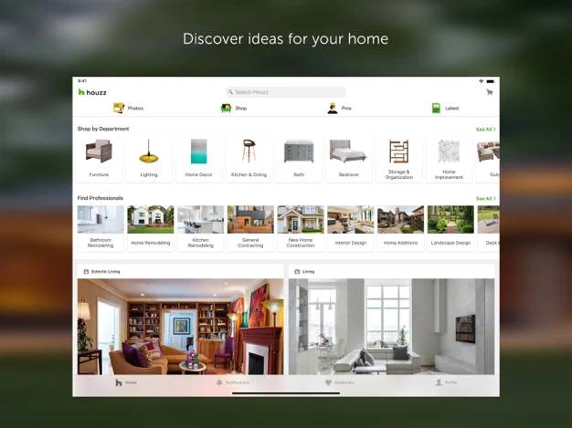 ilustrasi aplikasi Houzz (apps.apple.com)