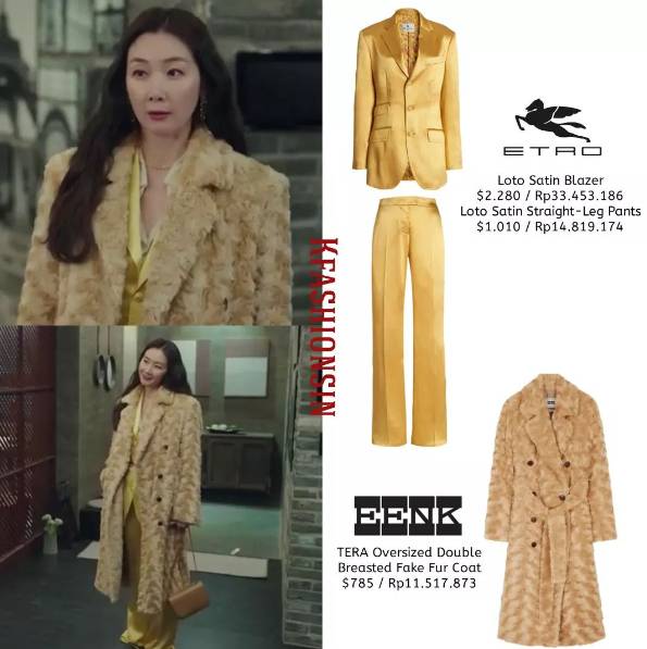 harga outfit Choi Ji Woo di Shooting Star (instagram.com/kfashionsin)
