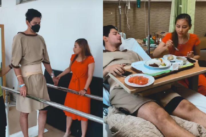 10 Potret Setia dr. Siska Temani Kevin Hillers Jalani Terapi