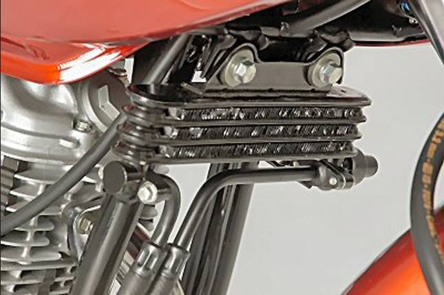 Ilustrasi oil cooler motor (Bikesmedia.in)