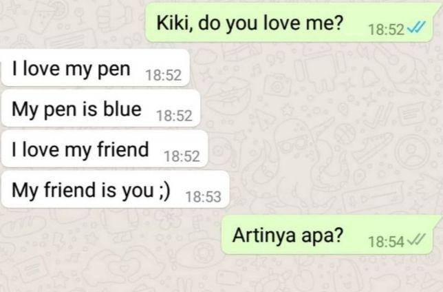 chat lucu cinta ditolak (instagram.com/chatinganwa)