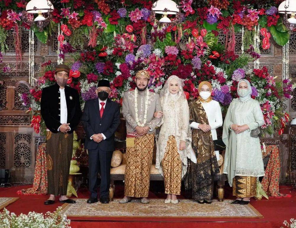 gaya busana Wury Ma'ruf Amin dan Iriana Jokowi (instagram.com/wapresi.go.id)