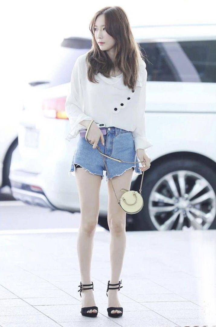 short pants Taeyeon SNSD (instagram.com/snsdoutfit)