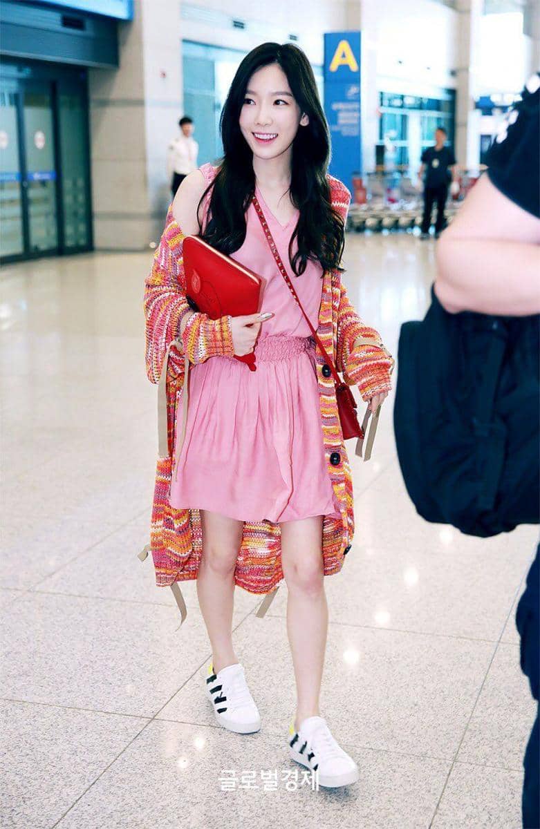 fashion airport Taeyeon SNSD (twitter.com/theseoulstory)
