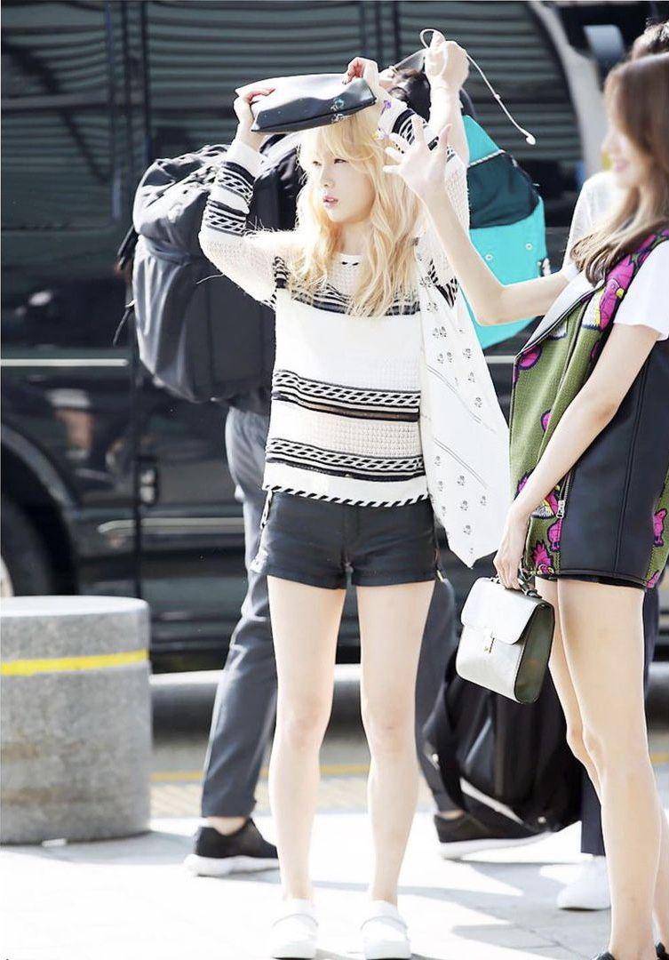 short pants Taeyeon SNSD (instagram.com/snsdoutfit)
