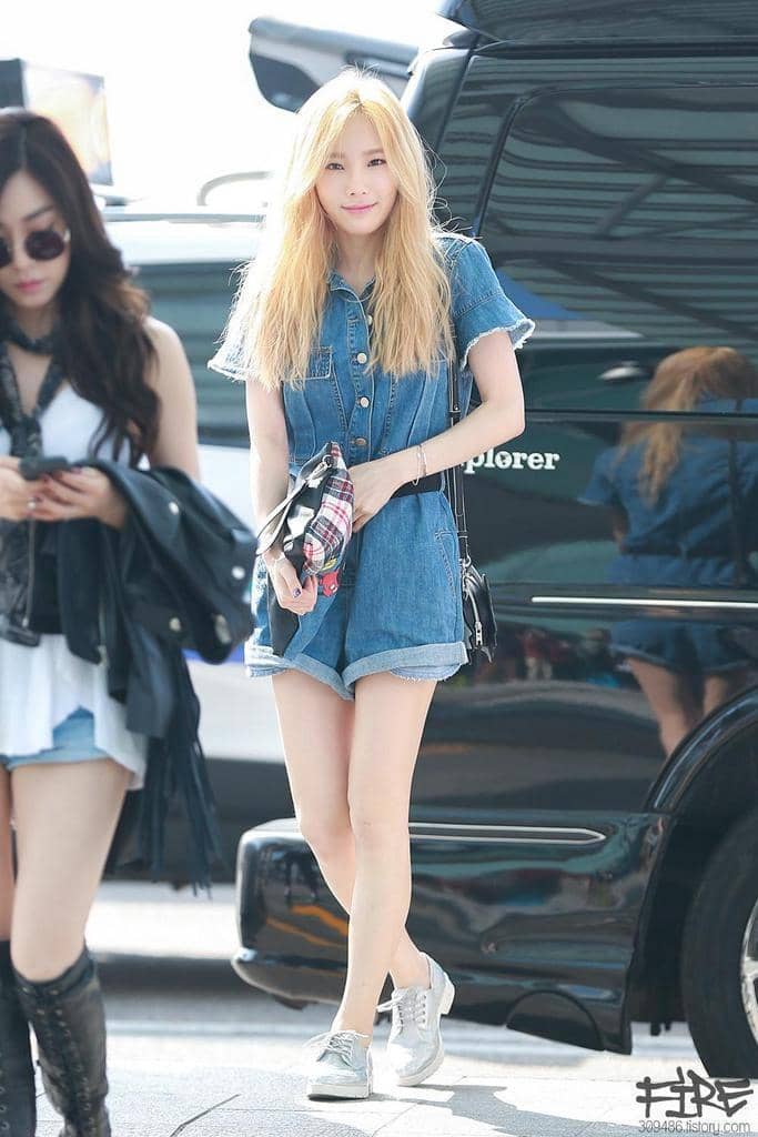 fashion airport Taeyeon SNSD (twitter.com/kimtaeyeonews)