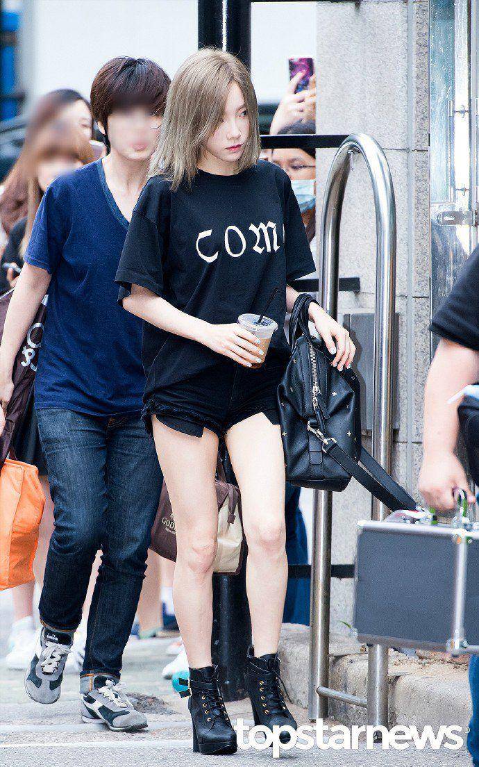 short pants Taeyeon SNSD (twitter.com/aumtaeny)