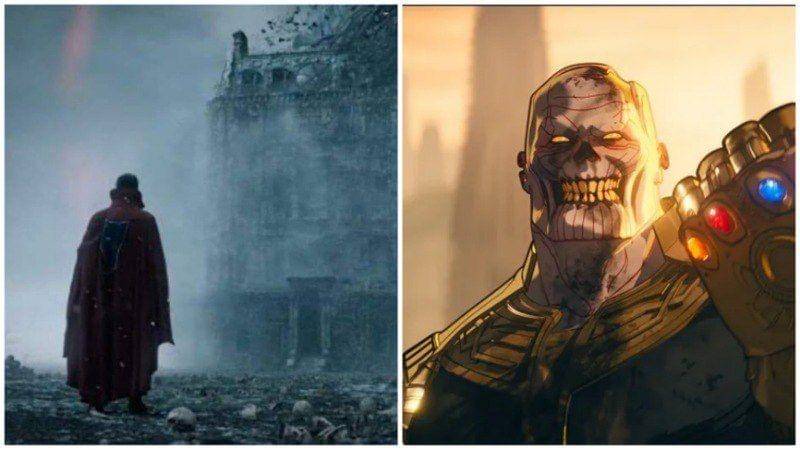 Doctor Strange dan Zombie Thanos. (Dok. Marvel Studio/Doctor Strange in the Multiverse of Madness, What If)