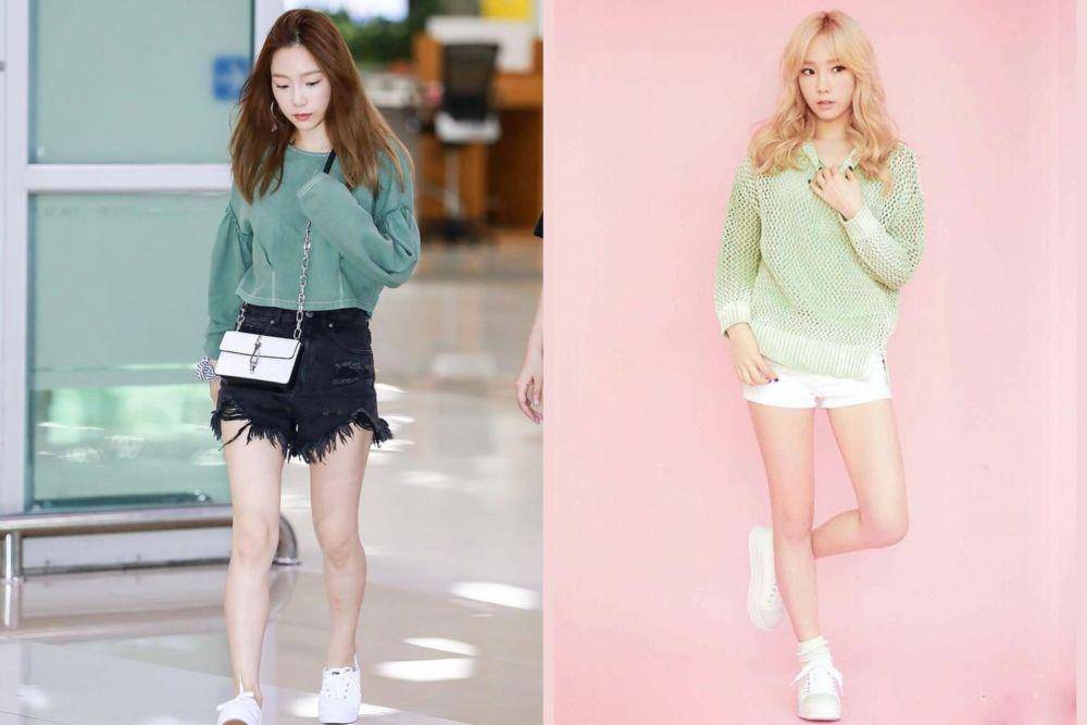 short pants Taeyeon SNSD (instagram.com/snsdoutfit)
