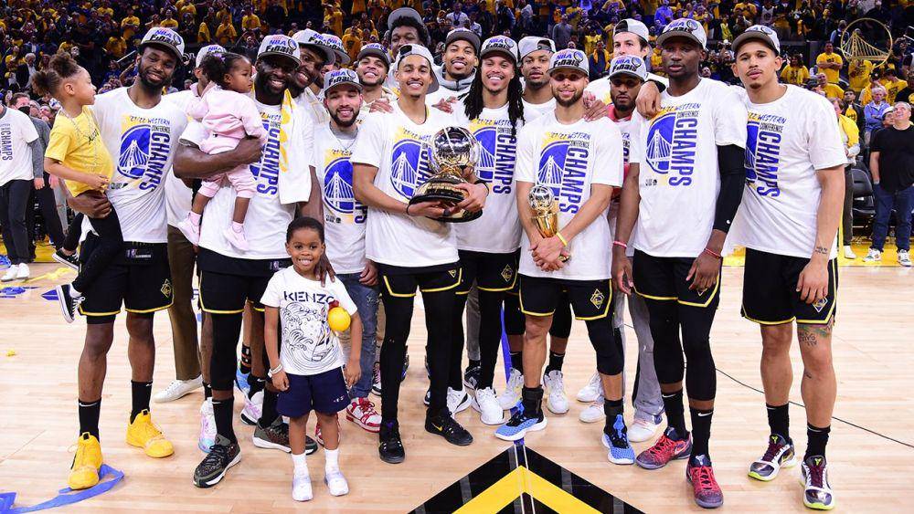 Golden State Warriors menembus partai final NBA 2021/2022. (twitter.com/warriors)