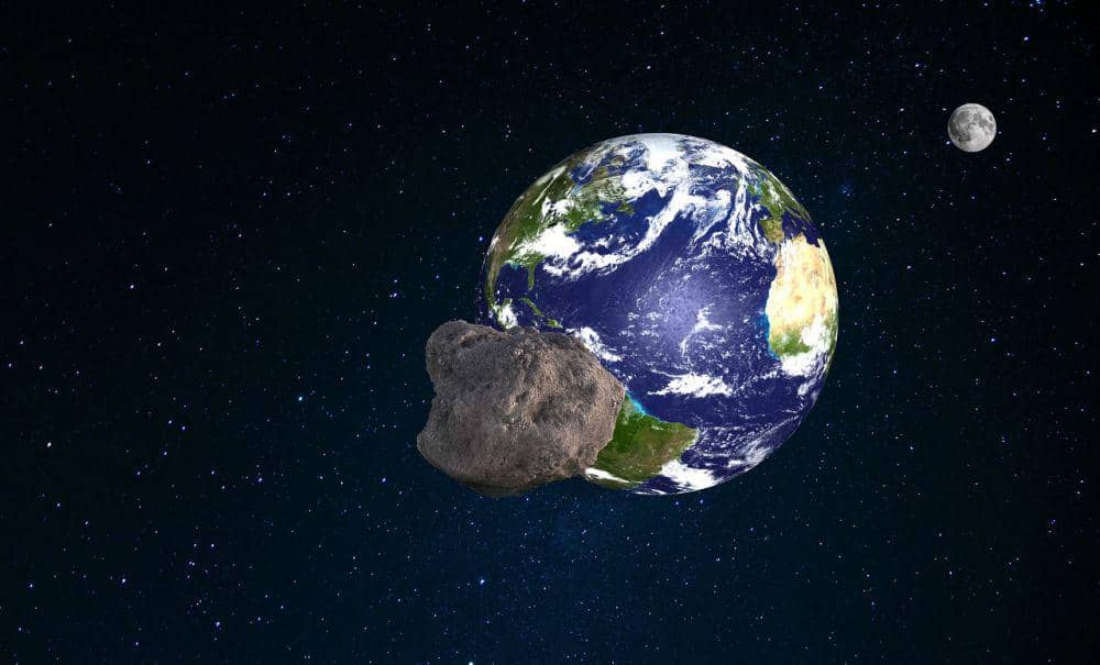 ilustrasi asteroid 4 Vesta